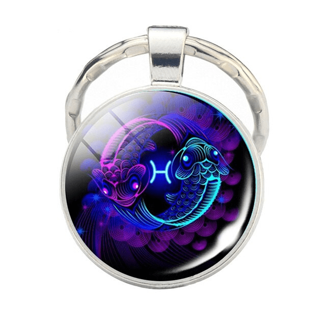Porte-clé spirituel | Signe astrologique au choix - Ozra