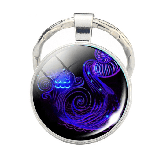 Porte-clé spirituel | Signe astrologique au choix - Ozra